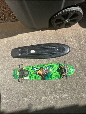 Bundle Lot of 2 Plastic skateboards Kryptonics and Generic Penny Style Boards